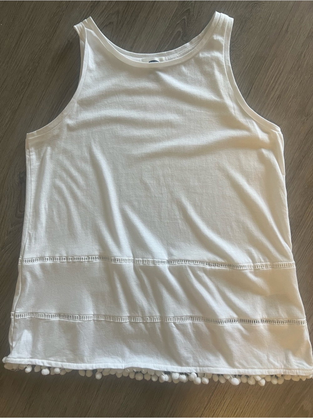 Old Navy White Crewneck T-Shirt